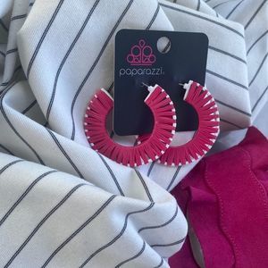 Strawberry Daiquiri Boho Earrings